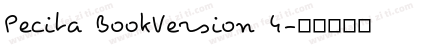 Pecita BookVersion 4字体转换
